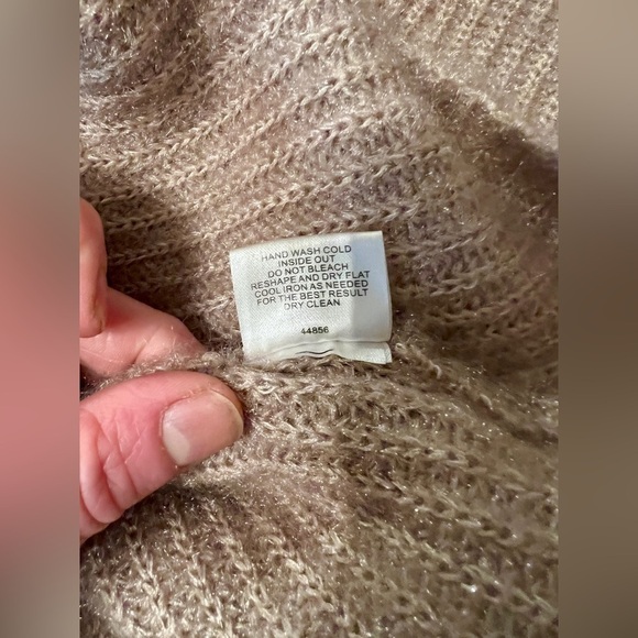🛍️ROMEO & JULIET COUTURE Champagne beige knit sweater‎ size M - Picture 11 of 14
